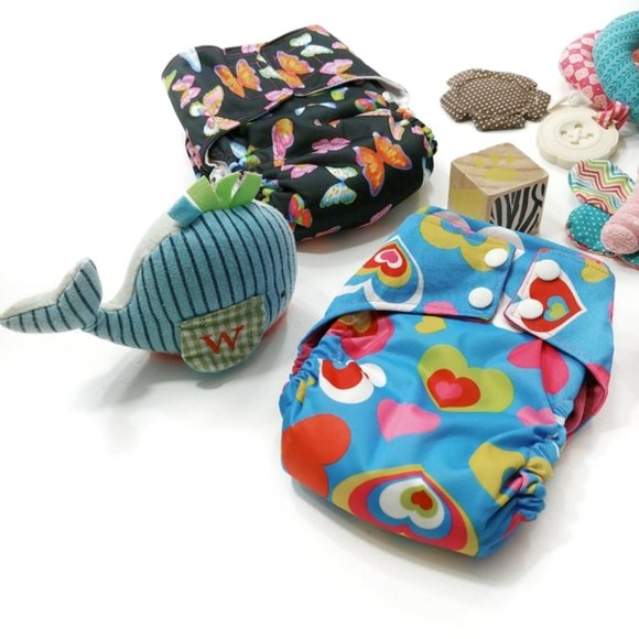 Bundle Of 3 Diaper Covers And 3 Inserts - Picture 5 of 15